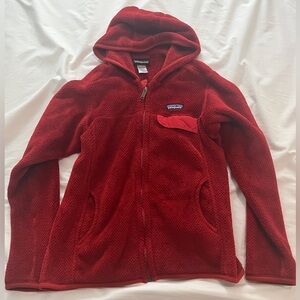 Patagonia Re-tool fleece, full zipper with hood, size medium